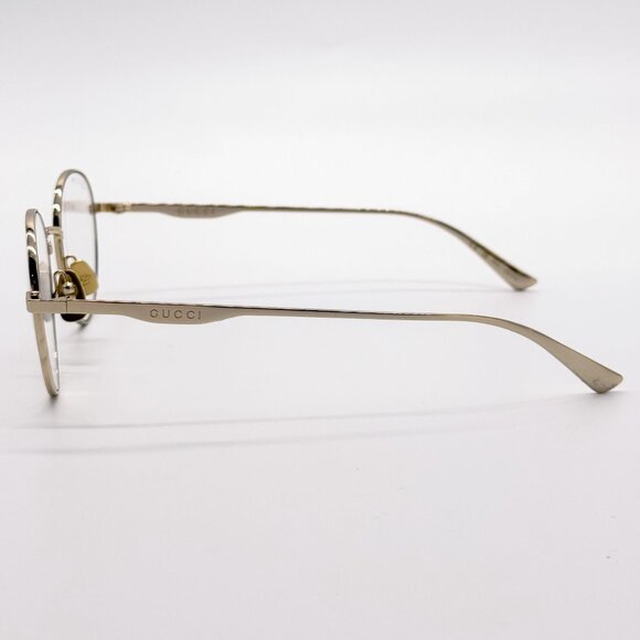 NEW GUCCI GG0337S 001 SUNGLASSES UNISEX GOLD EYEWEAR - Picture 10 of 14